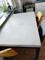 Hoge keukentafel / bartafel, Huis en Inrichting, Barren, Ophalen, Gebruikt, Inclusief barstoelen