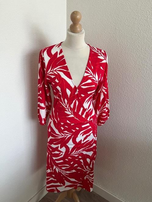 Jansen Amsterdam maat L NIEUW rood witte jurk 2349, Kleding | Dames, Jurken, Nieuw, Maat 42/44 (L), Rood, Knielengte, Ophalen of Verzenden
