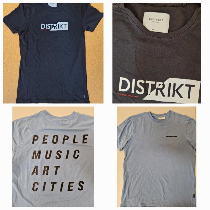 3 ZGAN mooie heren shirts maat S DISTRIKT, Kleding | Heren, T-shirts, Zo goed als nieuw, Maat 48/50 (M), Zwart, Ophalen of Verzenden