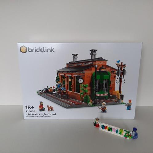 Lego Bricklink Series 1, 910033 Old Train Engine Shed, Kinderen en Baby's, Speelgoed | Duplo en Lego, Nieuw, Lego, Complete set