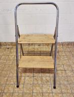 Vintage / Retro Inklapbaar Trapje / Huishoudtrap, Ophalen, Gebruikt, -, -
