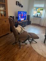 Relaxfauteuil met Voetenbank, Huis en Inrichting, Fauteuils, Gebruikt, Minder dan 75 cm, Weet ik niet, Ophalen of Verzenden