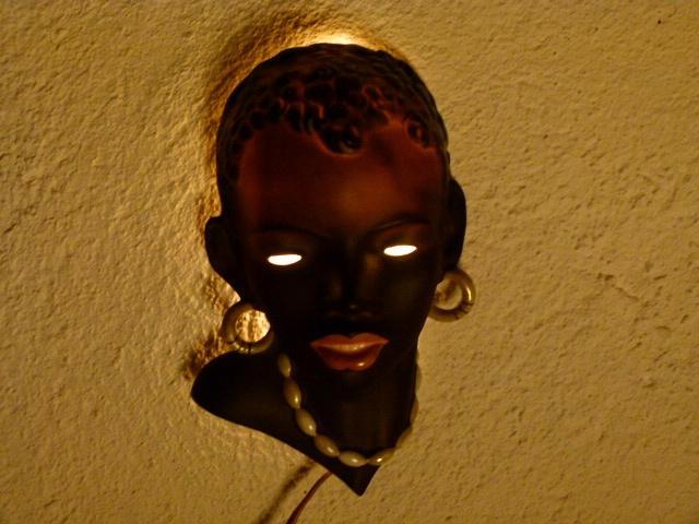 vintage parfumlamp / wandmasker 50er jaren ELKA, Verzamelen, Retro, Huis en Inrichting, Ophalen