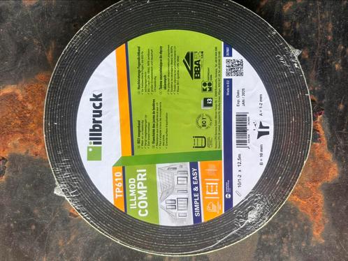Illbruck compriband 40 rollen a 12,5 m, Doe-het-zelf en Verbouw, Isolatie en Afdichting, Nieuw, Overige materialen, Minder dan 4 cm