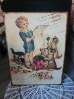 Clayre & Eef brocant bordje, Huis en Inrichting, Ophalen of Verzenden, Nieuw, Minder dan 50 cm, Minder dan 50 cm