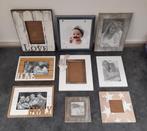 Lotje fotolijstjes in diverse maten. 9 stuks., Huis en Inrichting, Woonaccessoires | Lijsten, Minder dan 50 cm, Minder dan 50 cm