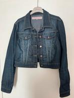 Donkerblauw spijkerjas maat 42, Blauw, Maat 42/44 (L), Ophalen of Verzenden, Zo goed als nieuw