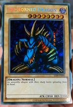 Yu-Gi-Oh! Tri-Horned Dragon LOB Foil bleed 🩸Print Mint !, Verzenden, Zo goed als nieuw, Losse kaart, Foil
