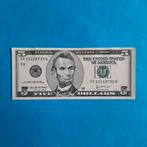 5 dollar Verenigde Staten #037, Postzegels en Munten, Bankbiljetten | Amerika, Los biljet, Verzenden, Noord-Amerika