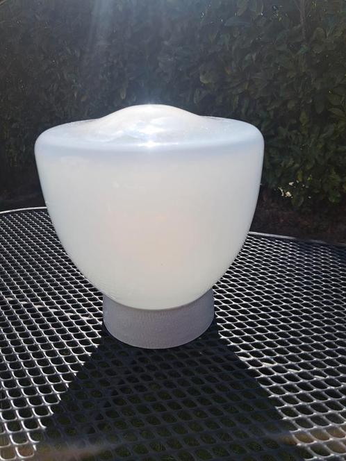 Grote Gispen opaal glazen plafondlamp ( 2 stuks beschikbaar), Huis en Inrichting, Lampen | Plafondlampen, Zo goed als nieuw, Ophalen of Verzenden