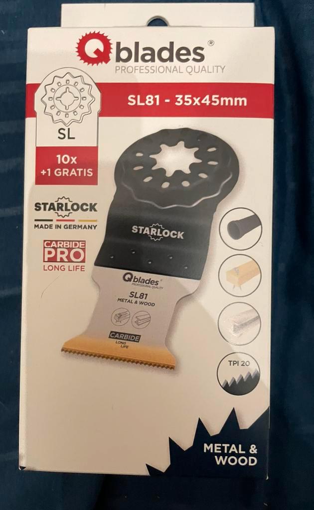 11 Starlock carbide longlife zaagbladen wood/metal/RVS, Doe-het-zelf en Verbouw, Gereedschap | Zaagmachines, Zo goed als nieuw