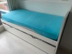 Compleet Ikea Flaxa kinderbed met uitschuifbaar onderbed, Ophalen, 85 tot 100 cm, Gebruikt, Lattenbodem