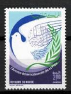 Marokko 1986 jaar van de vrede vogel duif postfris, Verzenden, Marokko, Postfris