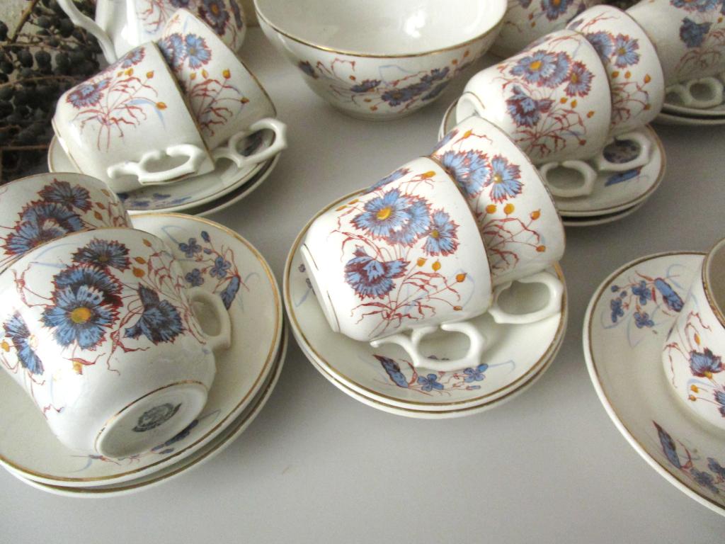 Antieke serviesdelen S.C. Maastricht KORENBLOEM, Ophalen of Verzenden