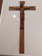 Houten kruisbeeld 50 cm, Antiek en Kunst, Ophalen of Verzenden