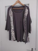 Mooi vest gelco + top twinset maat 46 48 JACKY, Gelco, Maat 46/48 (XL) of groter, Ophalen of Verzenden, Grijs