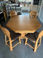 Massief licht eikenhouten Eetkamer Tafel - uitschuifbaar, Ophalen