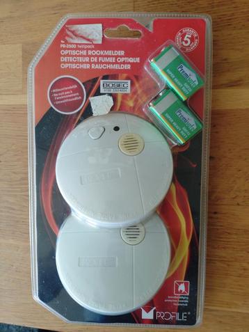 2x Optische Rookmelders PR-2500 - Nieuw in Verpakking beschikbaar voor biedingen