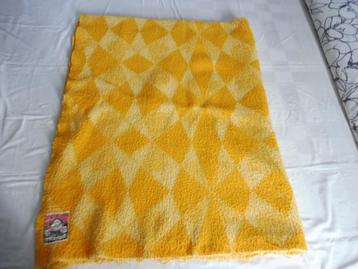 Fijne wollen vintage deken 180 x 140 cm wol beschikbaar voor biedingen