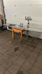 Tapzuil met 3 kranen en glazen spoeler., ..., Zo goed als nieuw, ..., ...