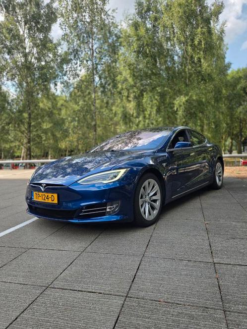 Tesla Model S 2018 Blauw, Auto's, Tesla, Particulier, Model S, Elektrisch, Hatchback, Automaat, Origineel Nederlands, Blauw, Vierwielaandrijving