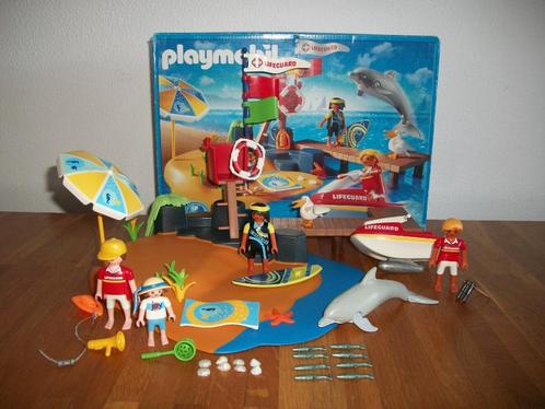 3664 strandwacht / life guard met jetski en dolfijn, Kinderen en Baby's, Speelgoed | Playmobil, Nieuw, Complete set, Ophalen of Verzenden