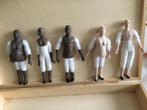 5 vintage miniatuur poppenhuispoppen, Ophalen of Verzenden