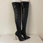 Casadei overknee laarzen in zwart leer - maat 38,5 nieuw, Kleding | Dames, Schoenen, Hoge laarzen, Zwart, Nieuw, Ophalen of Verzenden