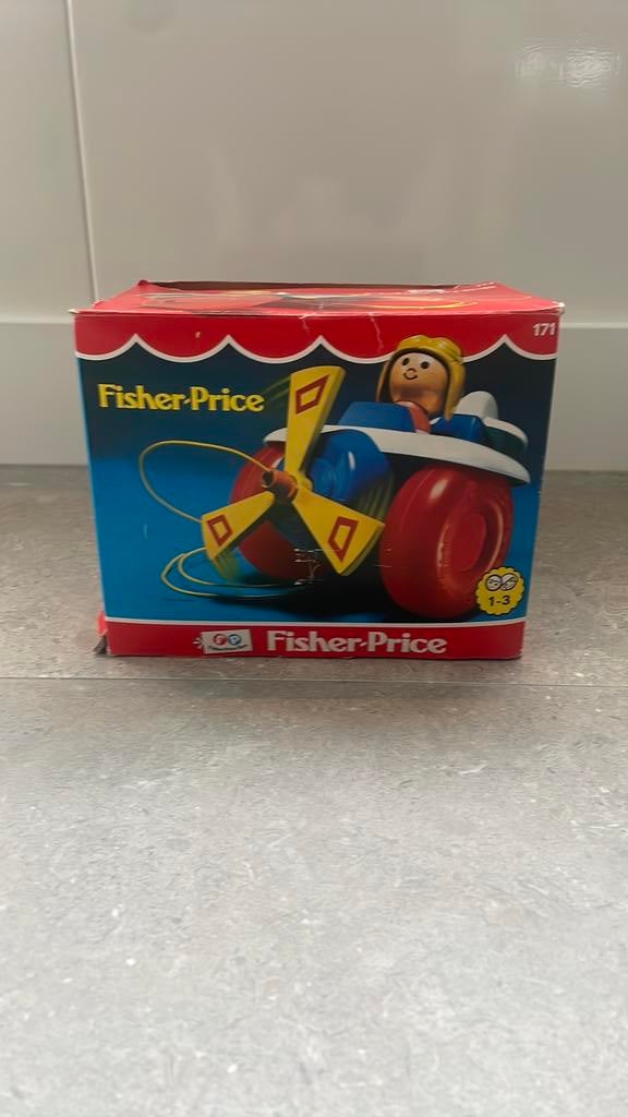 Fisher Price trekvliegtuig, Ophalen of Verzenden, Gebruikt, Duw- of Trekspeelgoed