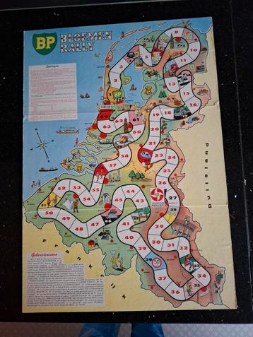 BP Bloemen Rally Bordspel - Vintage! beschikbaar voor biedingen