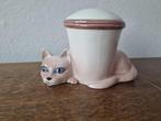 Prachtige Zeldzame Vintage Kat Poes Snoep - Koek opberg Pot, Verzenden