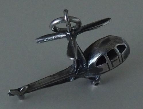 ZILVEREN HELICOPTER, Sieraden, Tassen en Uiterlijk, Antieke sieraden, Hanger, Zilver, Verzenden