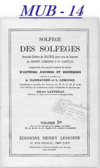 MUB -14 - Solfege lessen voor Sopraan stem, Muziek en Instrumenten, Bladmuziek, Ophalen of Verzenden, Gebruikt, Artiest of Componist