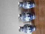 Te koop 3 delfts blauwe vazen als set, Antiek en Kunst, Antiek | Porselein, Ophalen