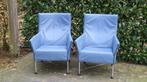 Montis Charly leren fauteuils., Huis en Inrichting, Fauteuils, Verzenden, Design fauteuils, 50 tot 75 cm, Leer