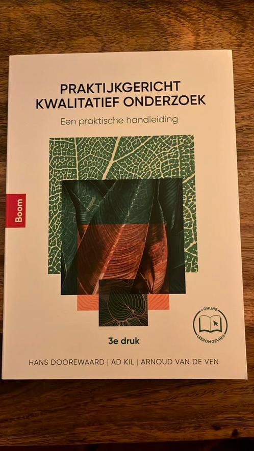 Praktijkgericht kwalitatief onderzoek, Boeken, Studieboeken en Cursussen, Zo goed als nieuw, Ophalen of Verzenden