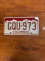 Colorado Nummerplaat GQU-973, Ophalen of Verzenden