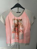 Frank Walder dames t-shirt mt 40 **ZGAN**, Maat 38/40 (M), Beige, Ophalen of Verzenden, Zo goed als nieuw