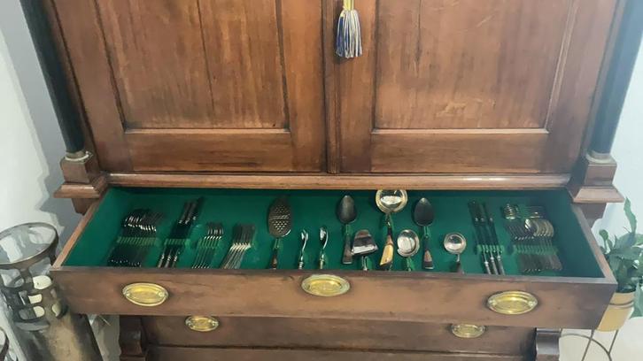 Zilver Haags Lofje Van Kempen en Begeer, Antiek en Kunst, Antiek | Bestek, Ophalen of Verzenden