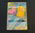 Slowpoke & Psyduck gx alt art pokemon kaart, Ophalen of Verzenden