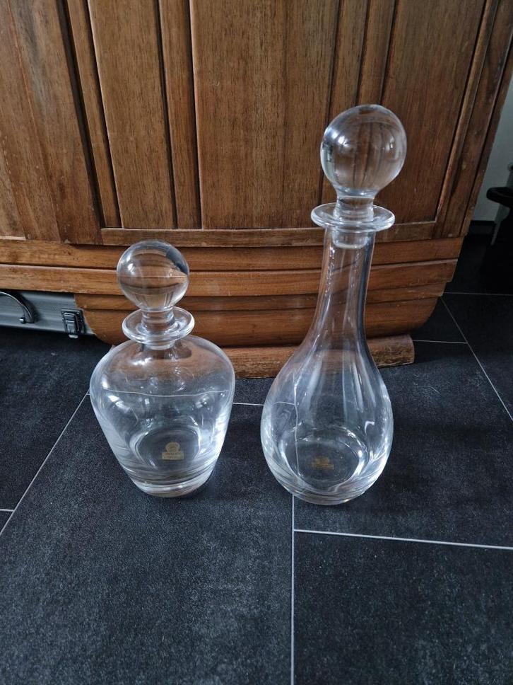 2 kristallen karaffen Royal Crystal Rock, Antiek en Kunst, Antiek | Glas en Kristal, Ophalen of Verzenden