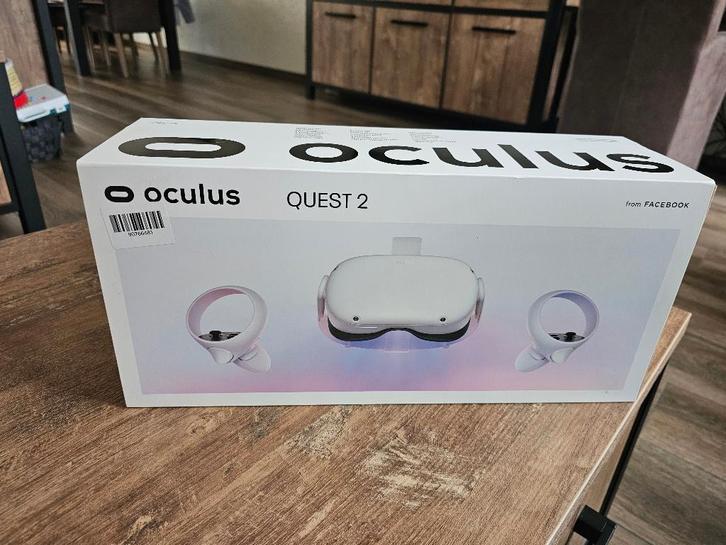 Oculus Quest 2 VR bril compleet 128 GB. ZGAN, Spelcomputers en Games, Virtual Reality, Zo goed als nieuw, Overige platformen, VR-bril