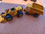 2 x vintage Tonka wagens, Ophalen of Verzenden, Zo goed als nieuw, Bus of Vrachtwagen