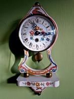 Prachtige handbeschilderd goedwerkende Hindeloopen pendule,, Antiek en Kunst, Antiek | Klokken, Ophalen of Verzenden