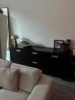 Zwart houten dressoir, Huis en Inrichting, Kasten | Dressoirs, Ophalen, Gebruikt, 25 tot 50 cm, 150 tot 200 cm