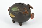 VINTAGE KERAMISCH SPAARVARKEN, Verzamelen, Spaarpotten, Ophalen of Verzenden, Zo goed als nieuw, Steen, Aardewerk of Keramiek