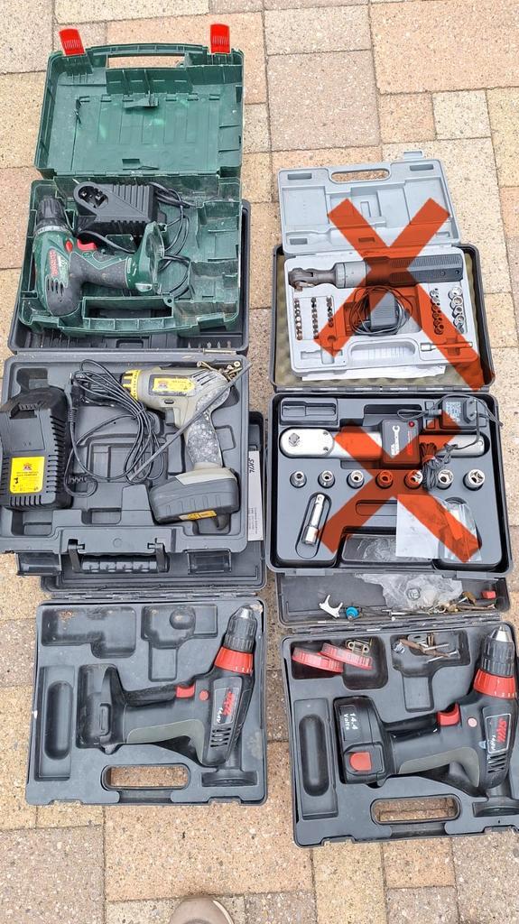 Gereedschap meetlint laskap waterpas hamers spijkers enz, Doe-het-zelf en Verbouw, Gereedschap | Handgereedschap, Gebruikt, Ophalen of Verzenden