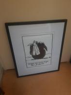 Leuk schilderij met tekst, Ophalen, Gebruikt, 50 tot 75 cm, Schilderij