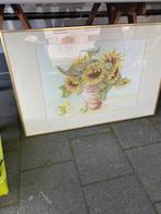 Prachtige tekening zonnebloemen in vaas, Ophalen