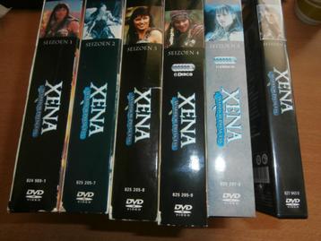 Complete dvd serie XENA Warrior Princess seizoen 1 t/m 6 beschikbaar voor biedingen
